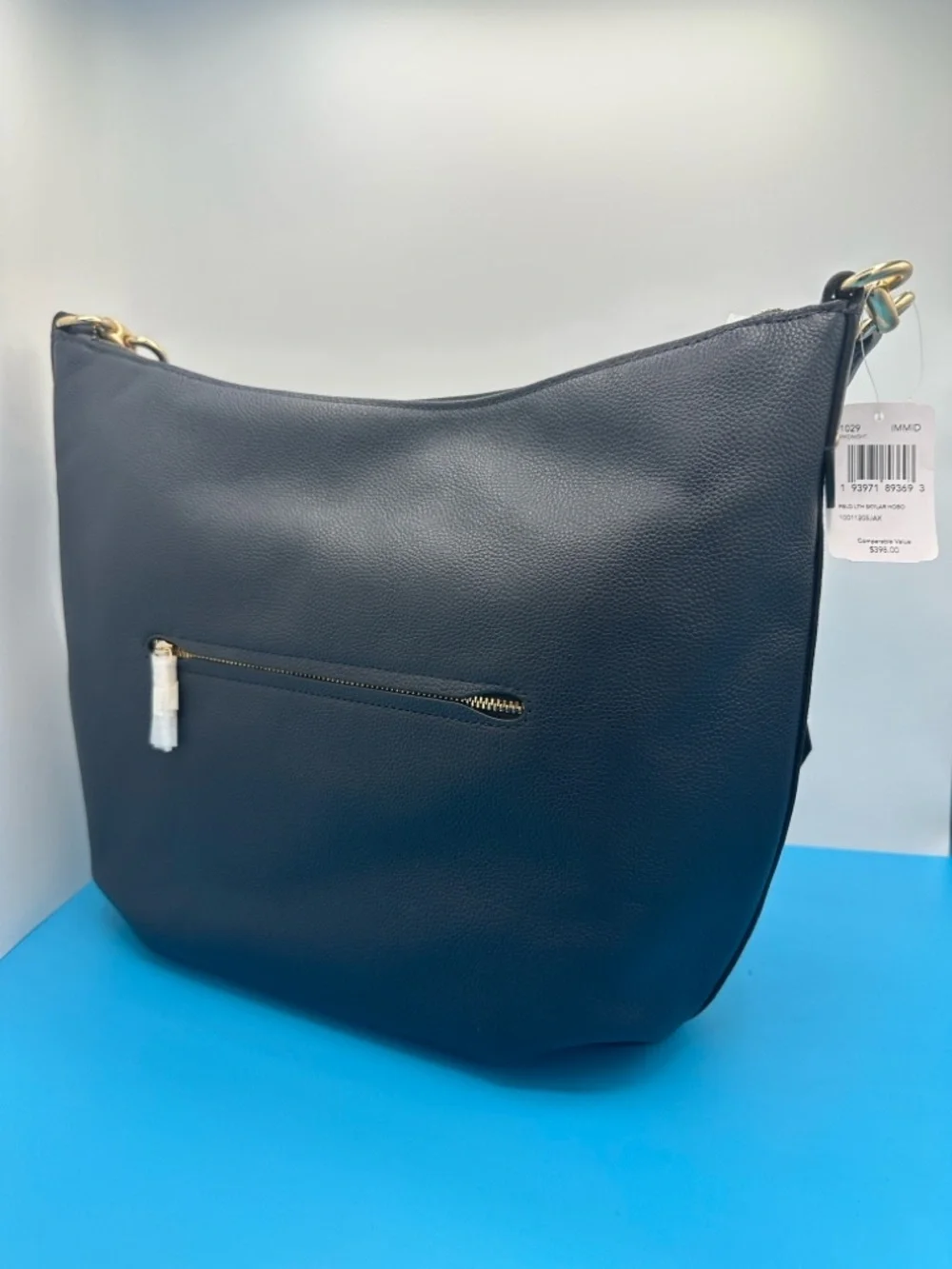 NEW! COACH Skylar Pebbled Leather Hobo Bag in Midnight. New with tags.